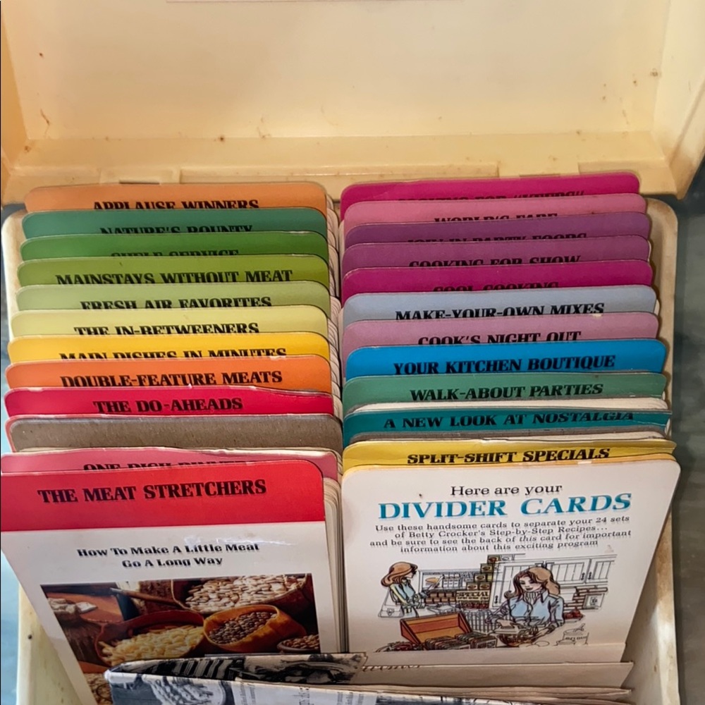 Vintage Recipe Card Collection